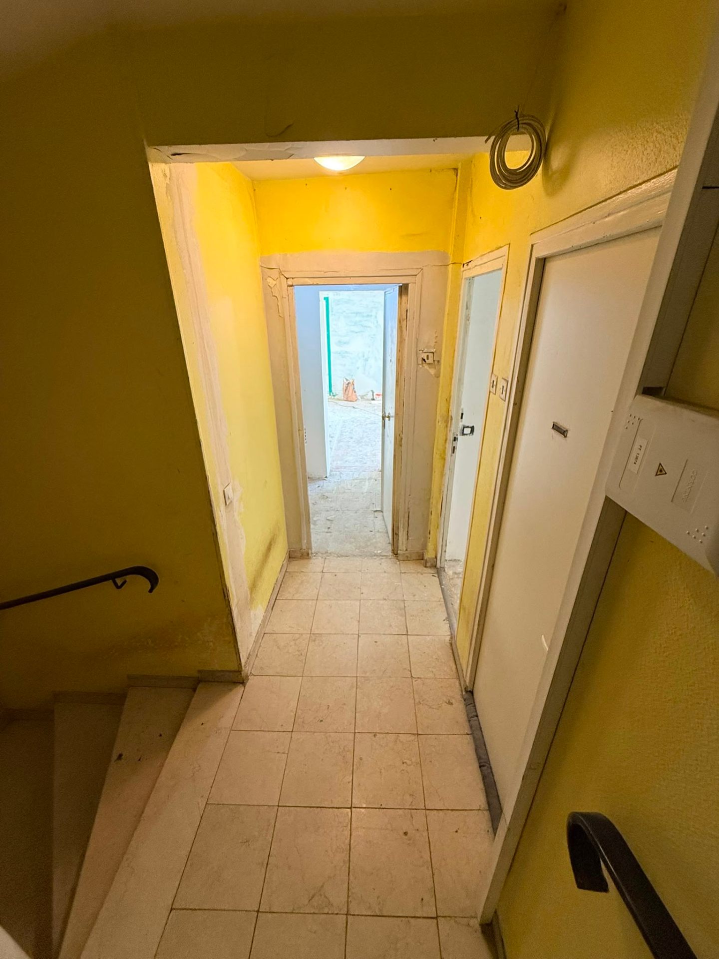 Avant - Rénovation d'un couloir